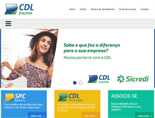 Tablet Screenshot of cdlerechim.com.br